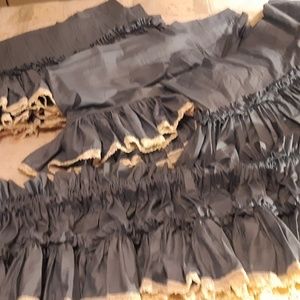 Vintage Dorothy original ruffled curtains